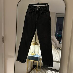 Redone Black Charcoal Jeans Size 26